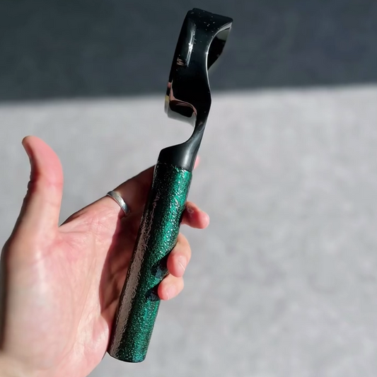 Emerald Shimmer Artisan Bottomless Portafilter | Breville 54mm/58mm