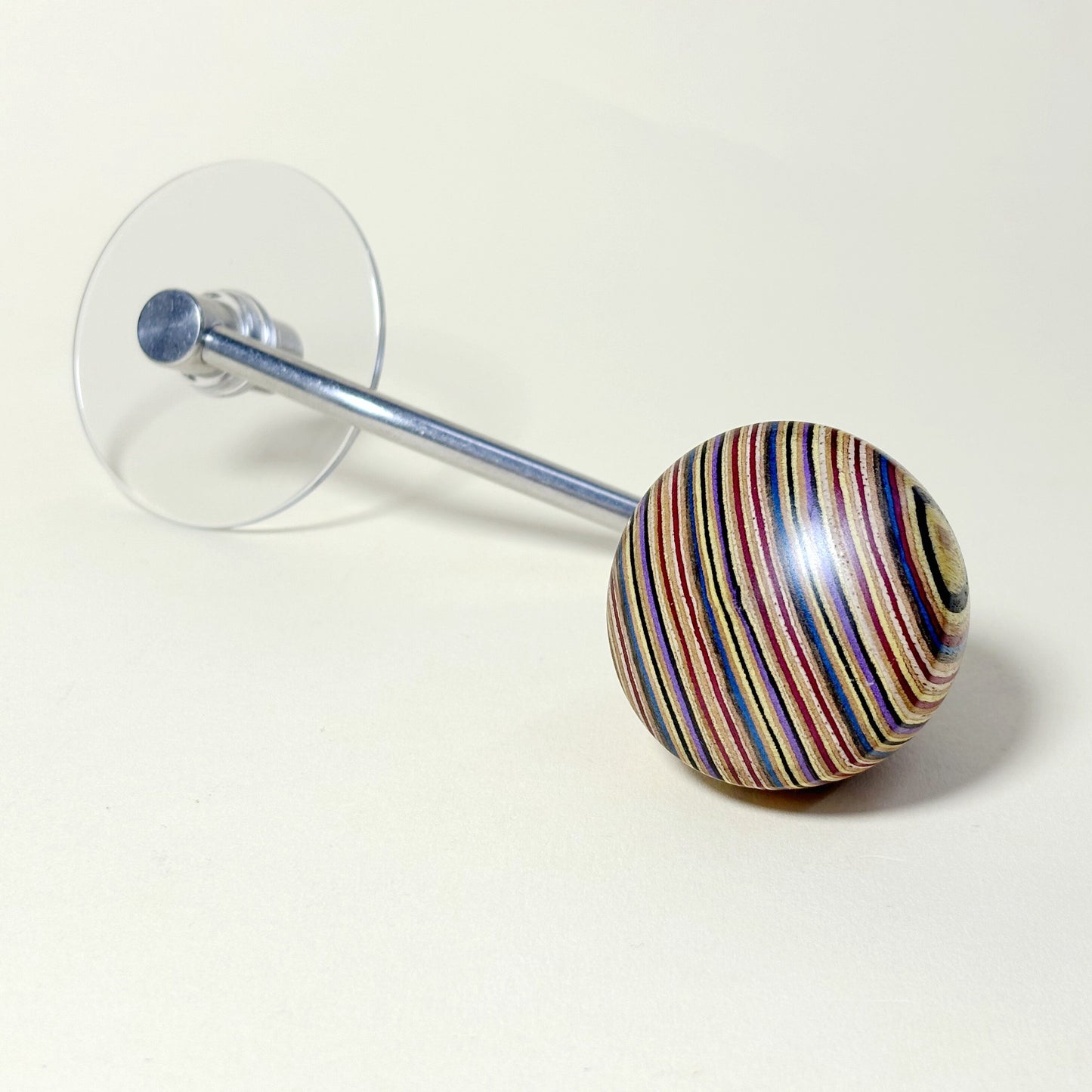 Rainbow-wood Bottomless Portafilter + Hand Grinder | La Marzocco 58mm