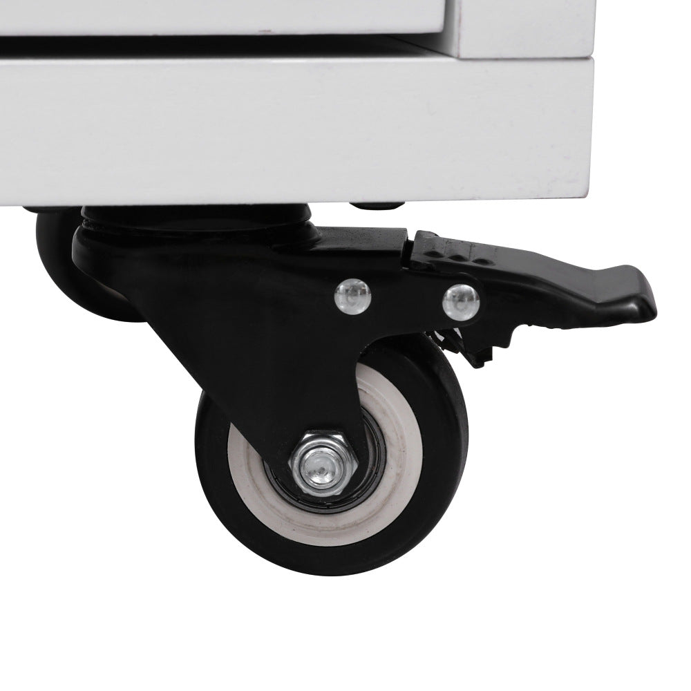 56.5" Rolling Kitchen Island with Charging - TimberFlare