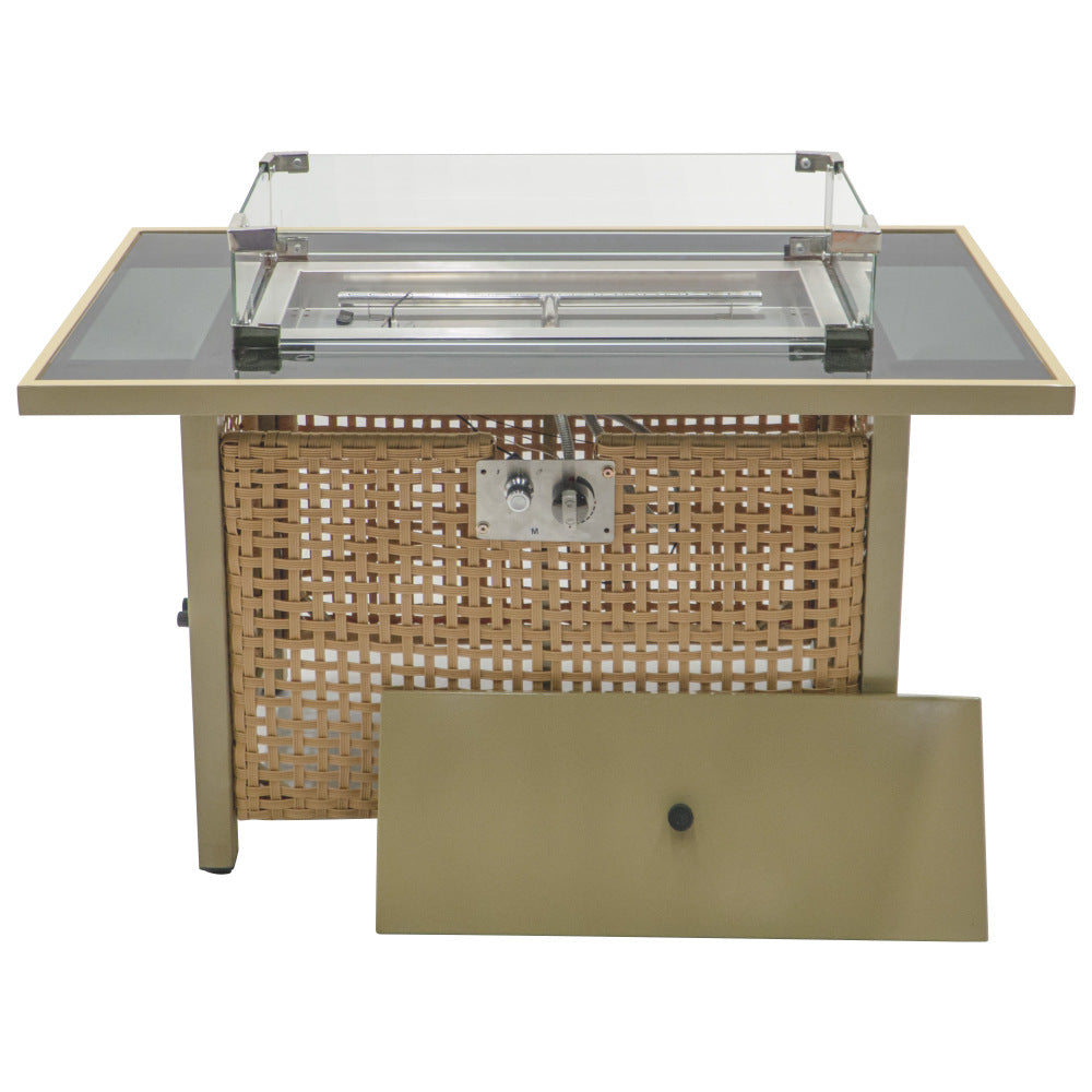 Propane Gas Outdoor Fire Table, 60,000 BTU - TimberFlare