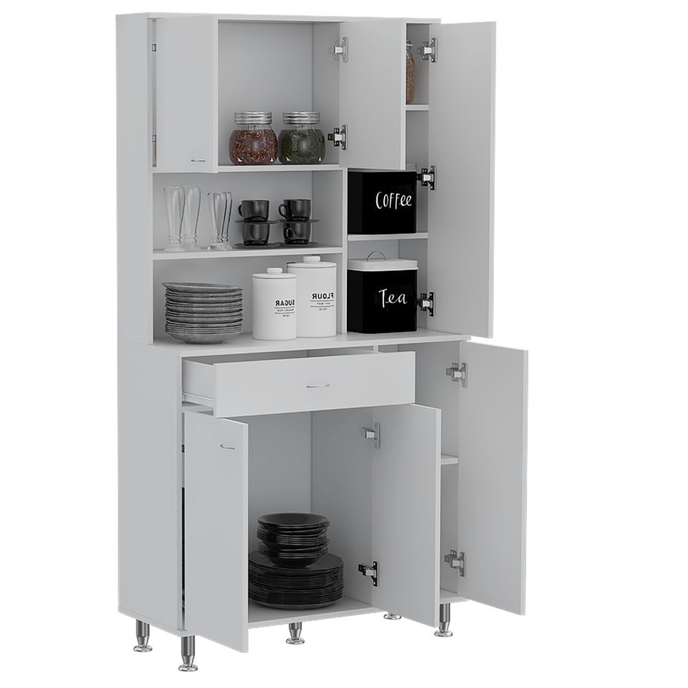 Venice Tall Pantry Cabinet - TimberFlare