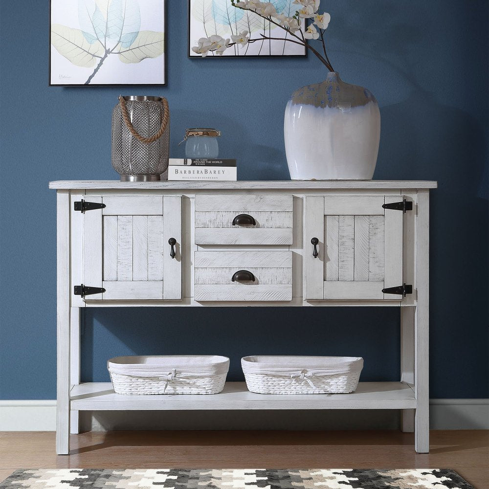 Mid Century Retro Solid Wood Sideboard