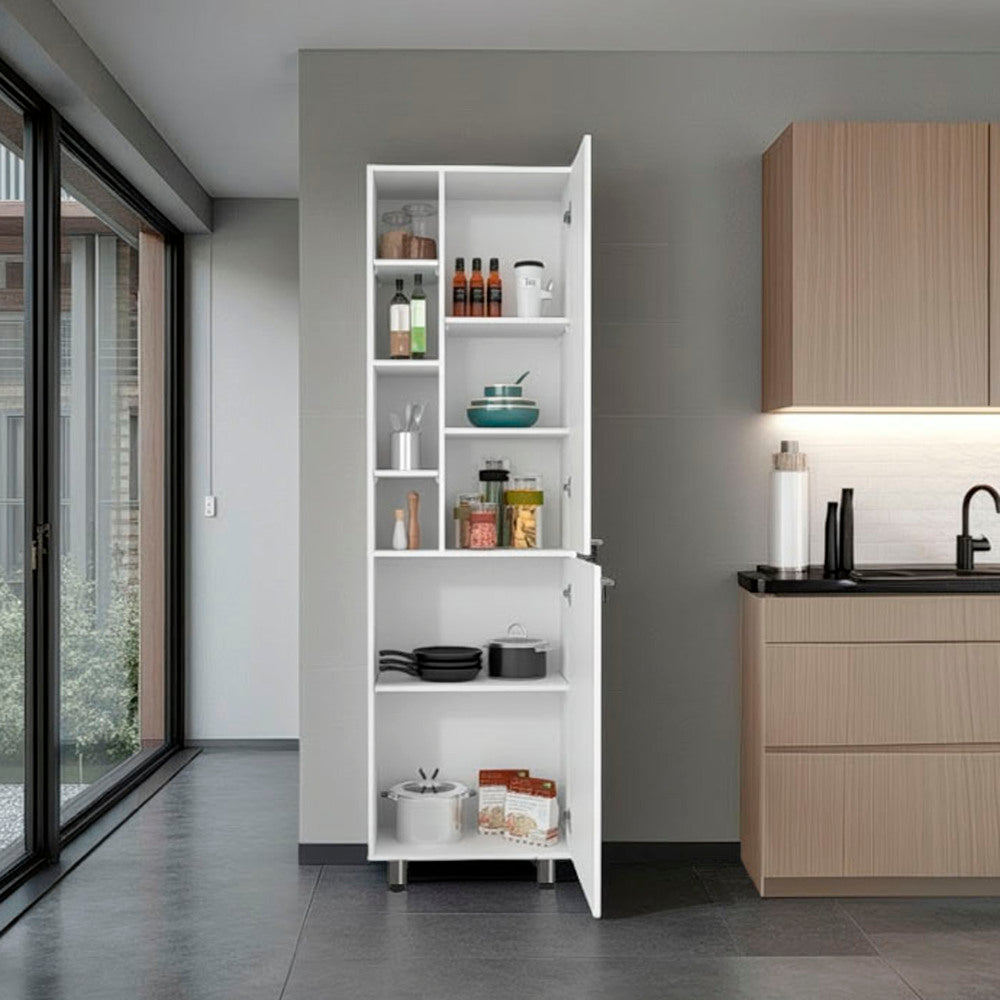 80″ Tall Kitchen Pantry with Adjustable Shelves - TimberFlare