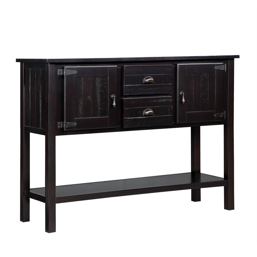 Mid Century Retro Solid Wood Sideboard