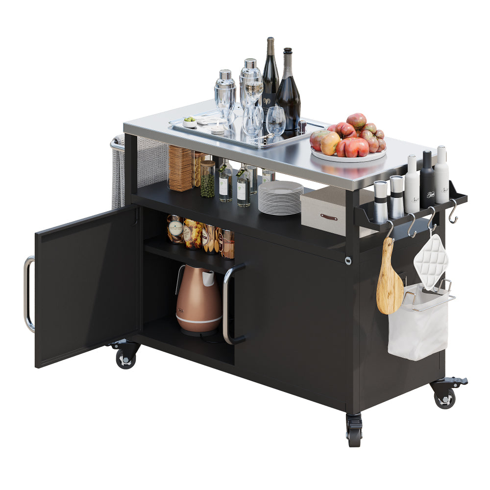 Outdoor Kitchen Island with Complete Sink Station - TimberFlare