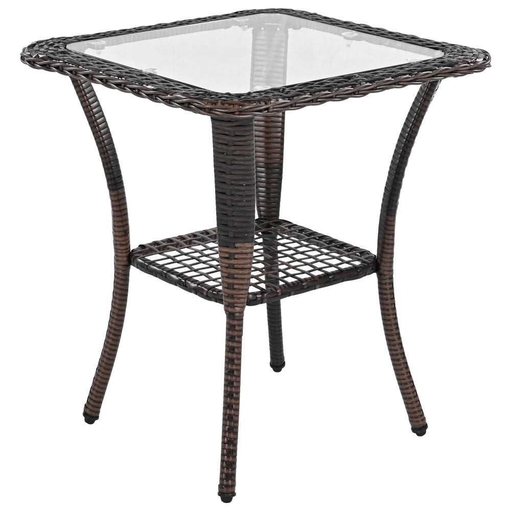 3-Piece Patio Set with Swivel Rocking Chairs - TimberFlare