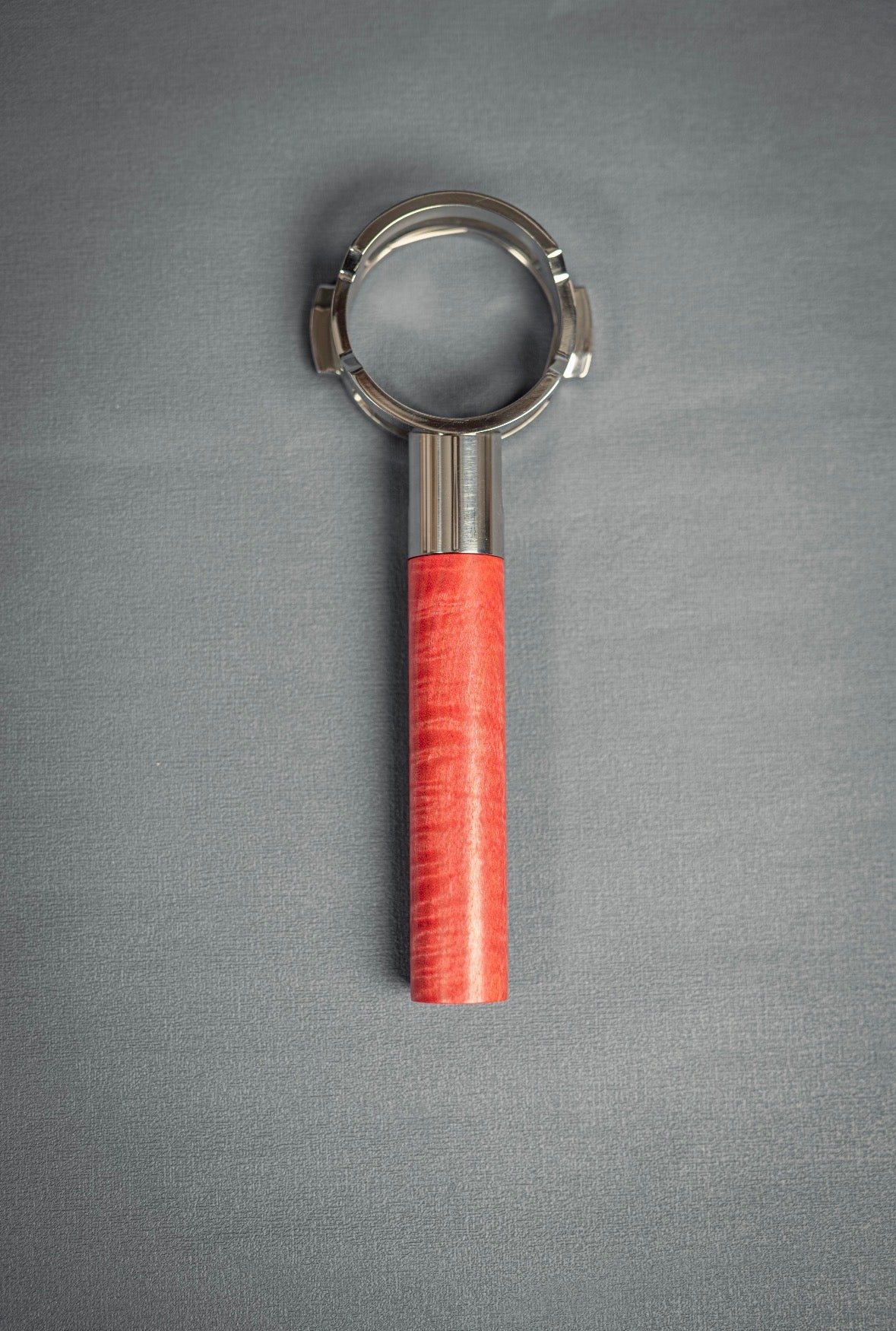 Pink Blush Artisan Wood Handle | Classic 58mm Bottomless Portafilter