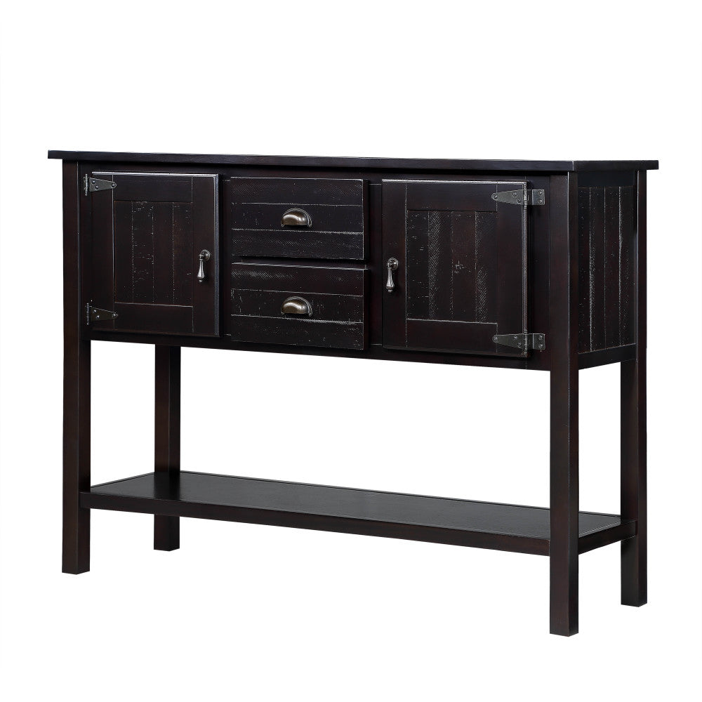 Mid Century Retro Solid Wood Sideboard