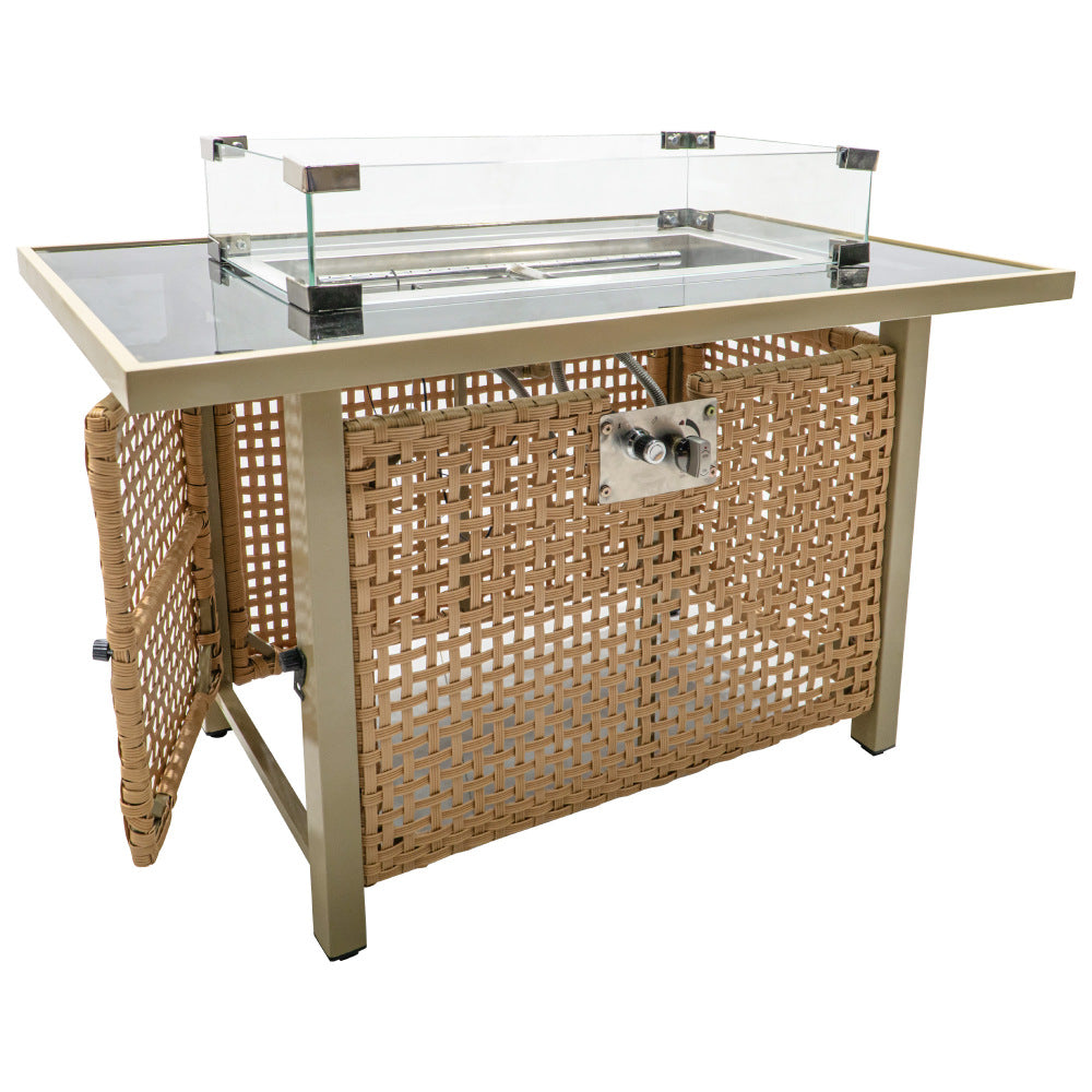Propane Gas Outdoor Fire Table, 60,000 BTU - TimberFlare