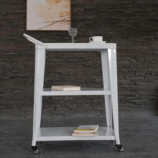 ServePro 3-Tier Metal Cart - TimberFlare