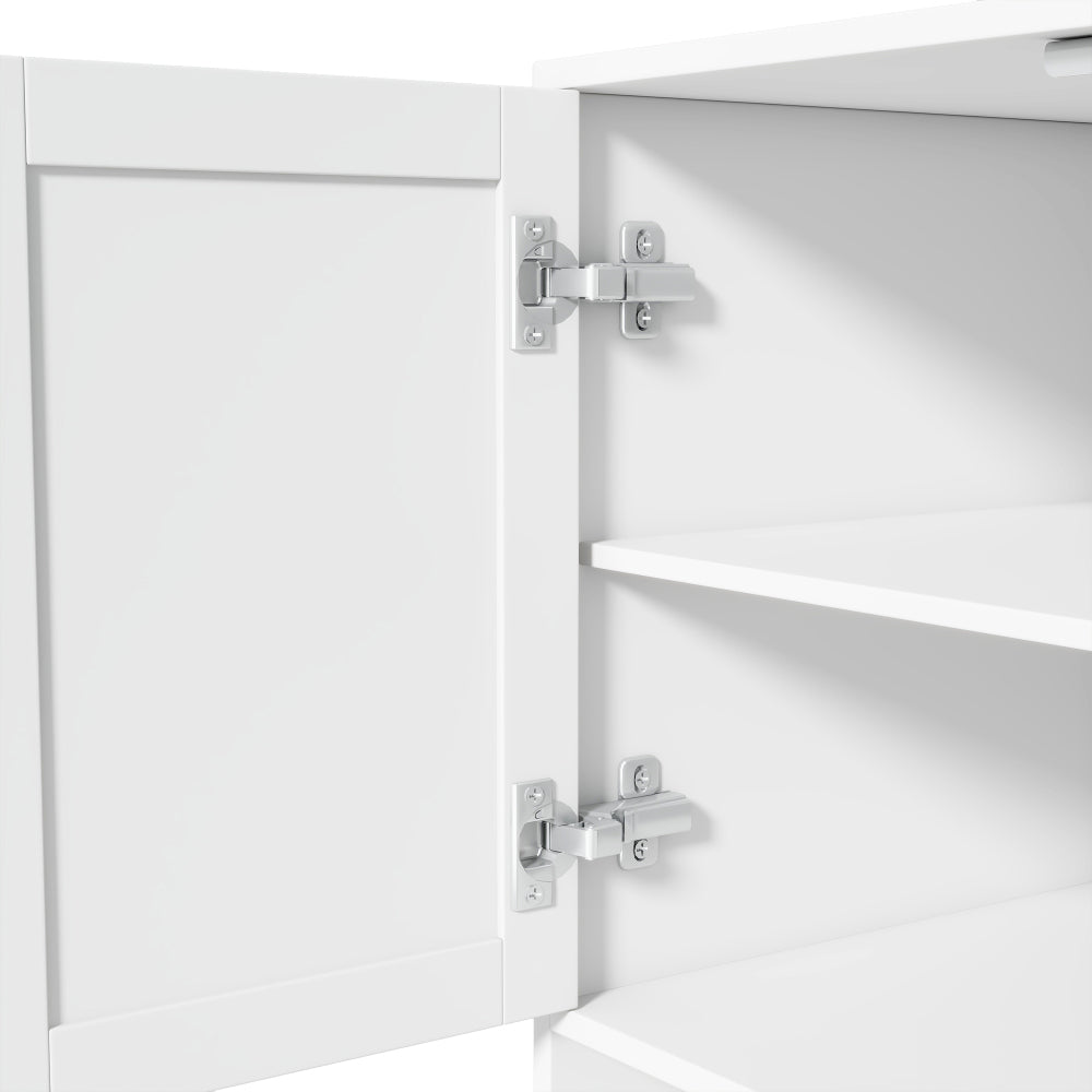 70'' Tall Pantry Buffet with Pull-Out Spice Rack - TimberFlare