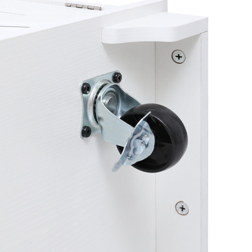 46.5 Rolling Kitchen Island with Drop Leaf & Charging - TimberFlare