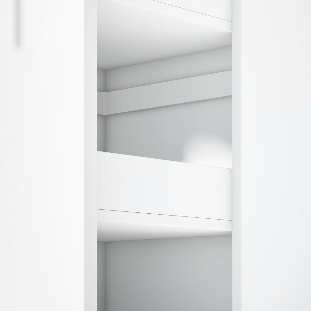 70'' Tall Pantry Buffet with Pull-Out Spice Rack - TimberFlare