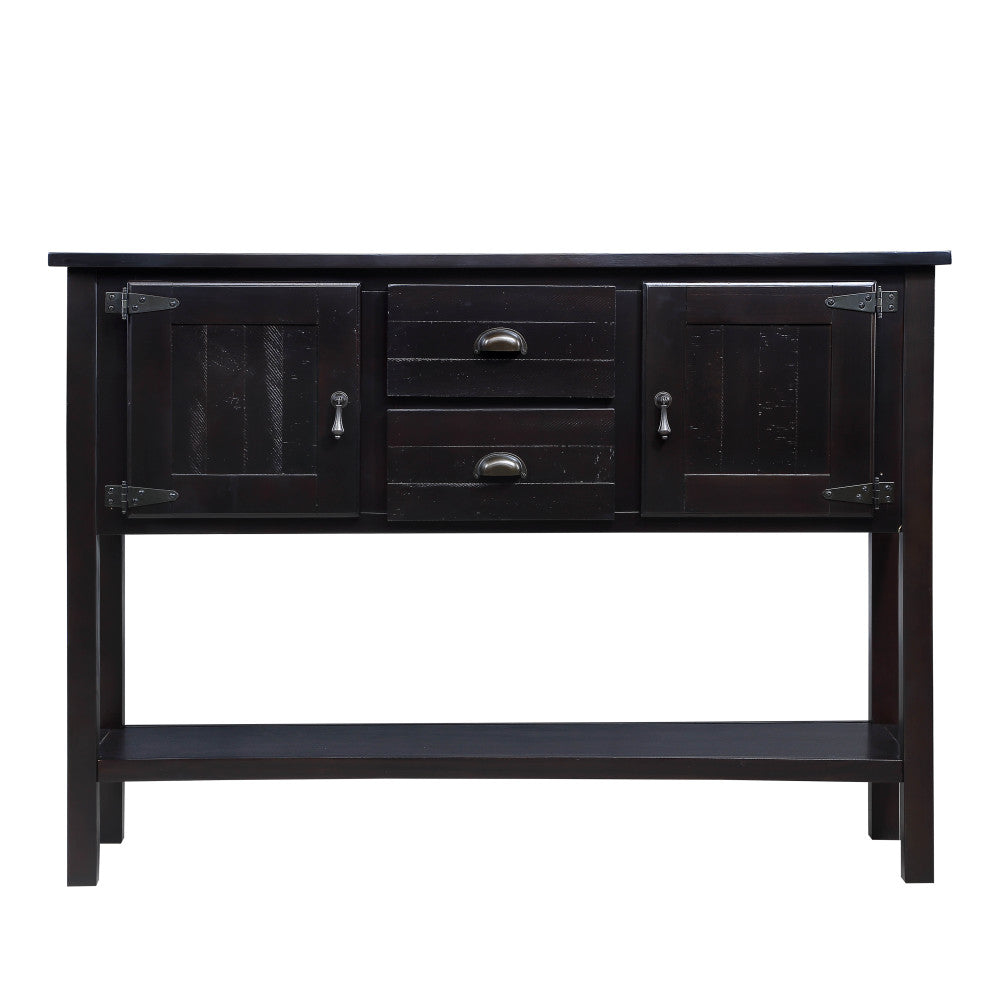 Mid Century Retro Solid Wood Sideboard