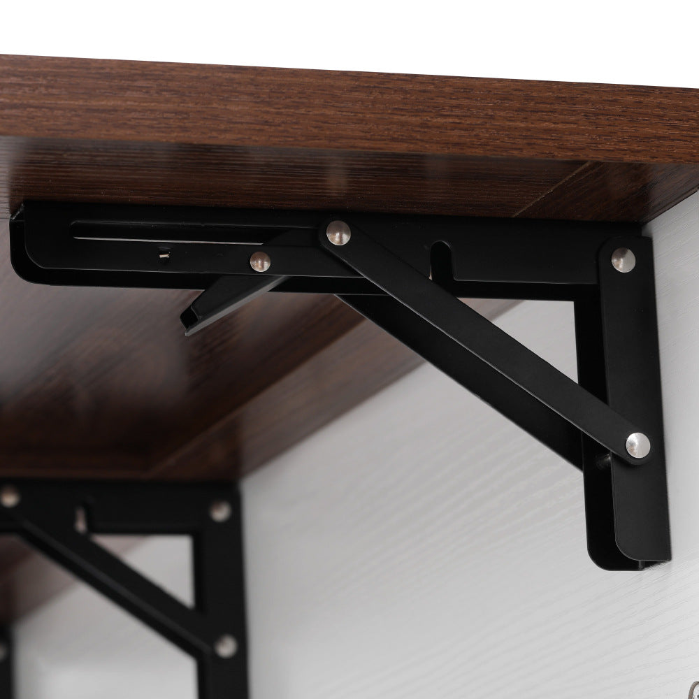 46.5 Rolling Kitchen Island with Drop Leaf & Charging - TimberFlare