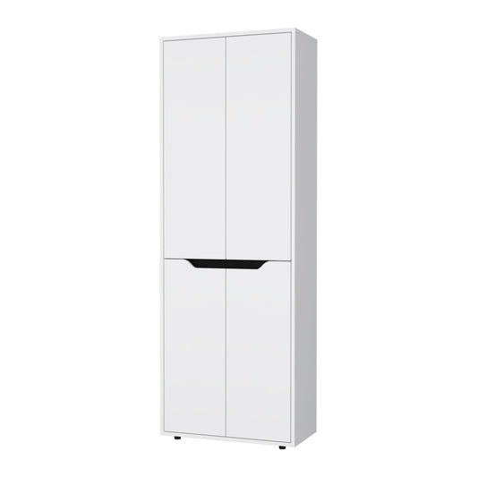 Slimline Pantry Cabinet with 4 Doors - TimberFlare