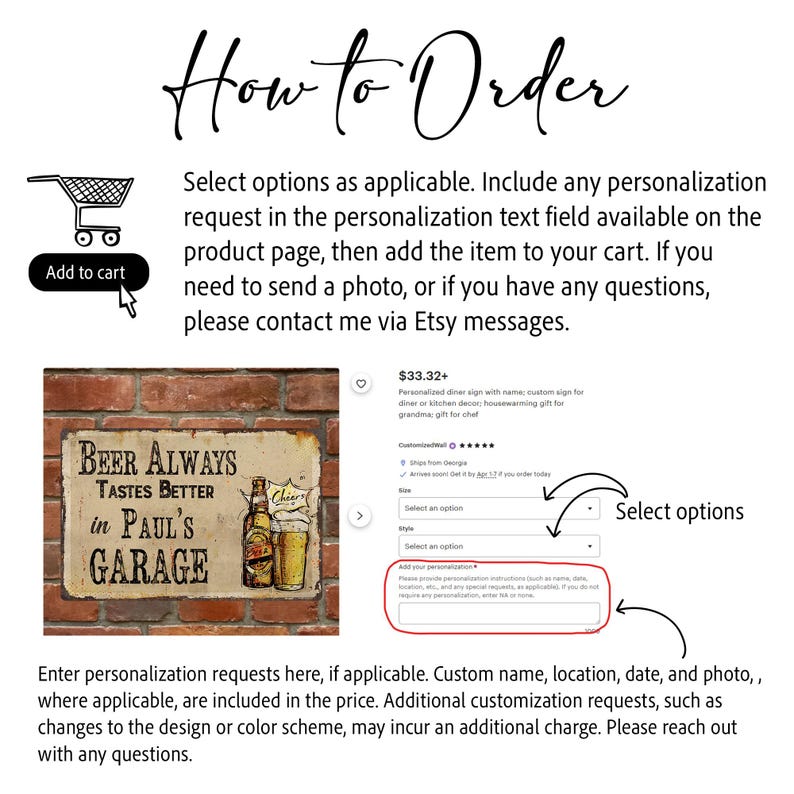 TimberFlare Personalized Vintage Coffee Bar Sign - TimberFlare