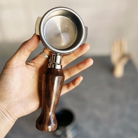 Noir Sculpt Artisan Bottomless Portafilter | Breville 54mm/58mm