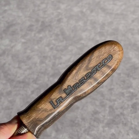 Obsidian Walnut Artisan Bottomless Portafilter | La Marzocco 58mm