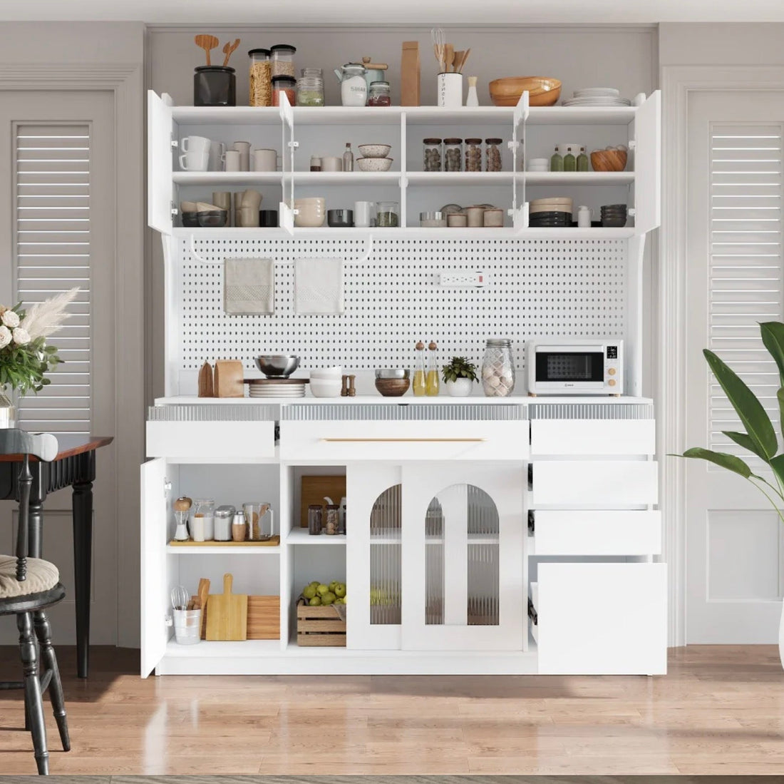 What Makes the Perfect Coffee Bar Cabinet? | TimberFlare.com