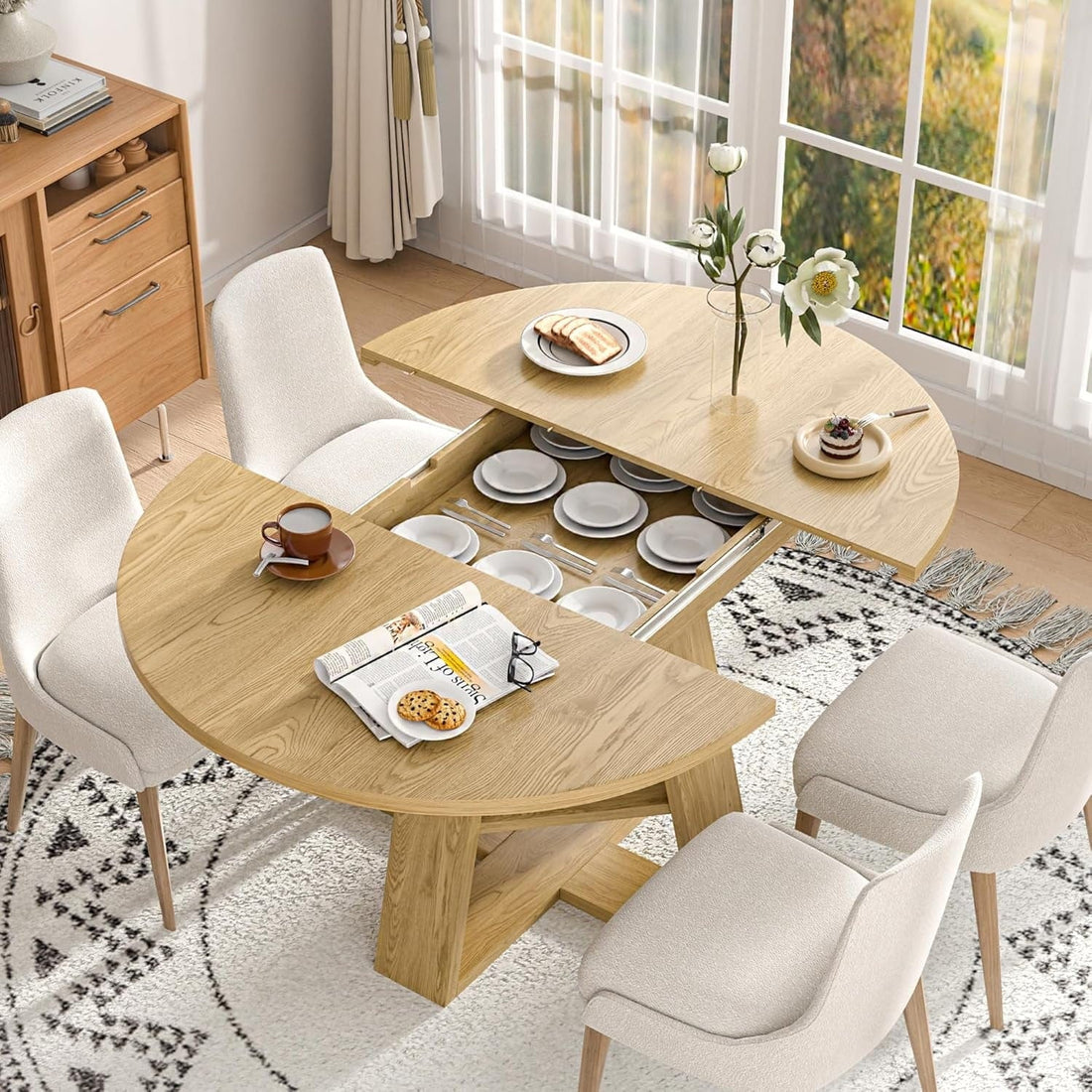 Extendable Dining Tables: A Smart Solution for Small Apartments | TIMBERFLARE