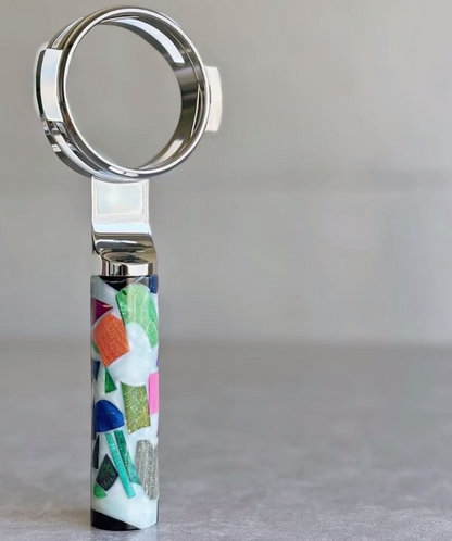 Stained Glass Mosaic Artisan Bottomless Portafilter | Breville 54mm/58mm