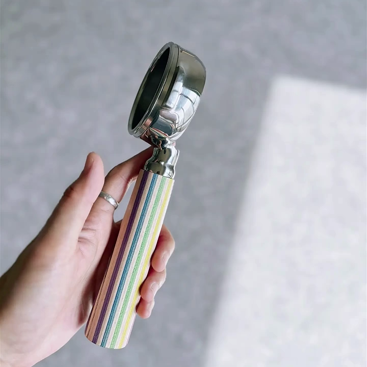 Amethyst Stripe Artisan Bottomless Portafilter | Breville 54mm/58mm