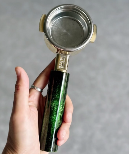 Sable Gleam Artisan Bottomless Portafilter | La Marzocco 58mm image 5