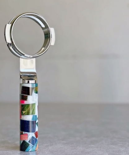 Stained Glass Mosaic Artisan Bottomless Portafilter | Breville 54mm/58mm