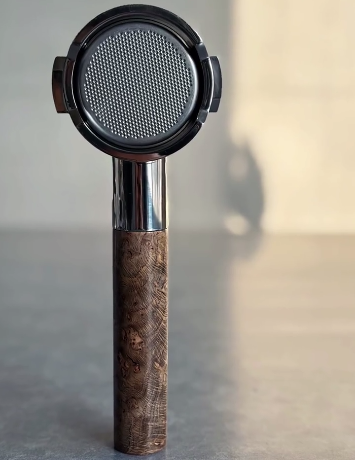 Galactic Burl Artisan Bottomless Portafilter | Breville 54mm/58mm