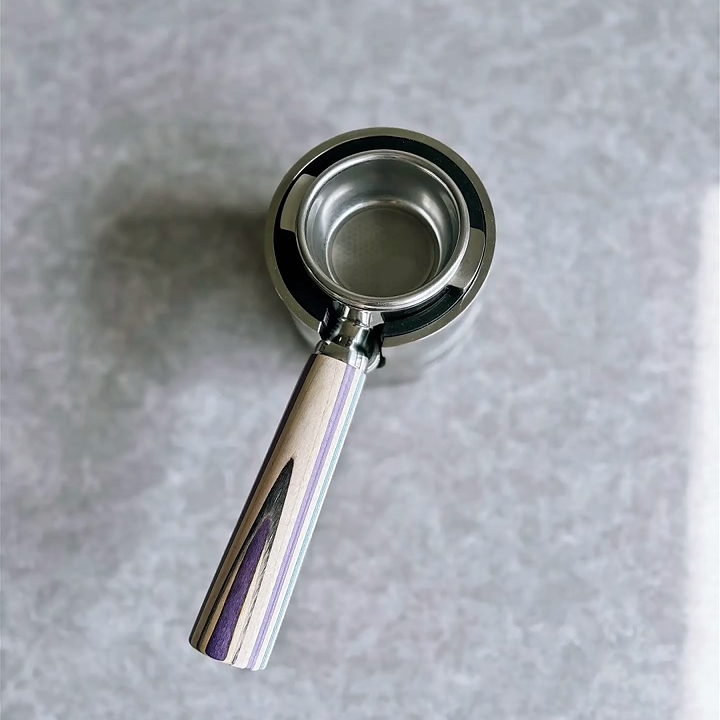 Amethyst Stripe Artisan Bottomless Portafilter | Breville 54mm/58mm