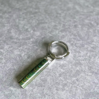 Prismatic Stripe Artisan Bottomless Portafilter | Breville 54mm/58mm