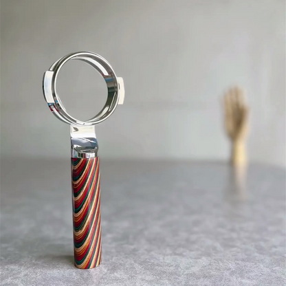 Prismatic Stripe Artisan Bottomless Portafilter | Breville 54mm/58mm