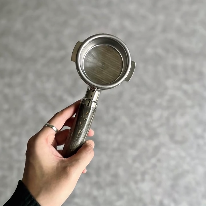 Obsidian Flow Artisan Bottomless Portafilter | Breville 54mm/58mm