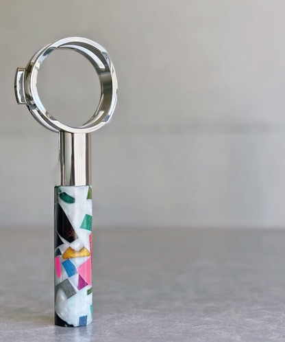 Stained Glass Mosaic Artisan Bottomless Portafilter | Breville 54mm/58mm