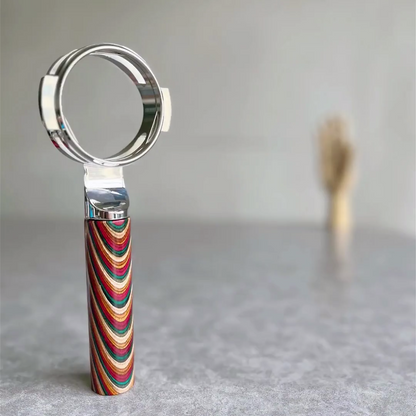 Prismatic Stripe Artisan Bottomless Portafilter | Breville 54mm/58mm