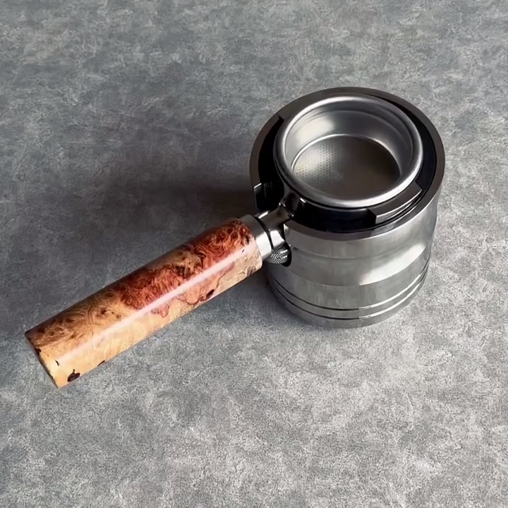 Obsidian Burl Artisan Bottomless Portafilter | Breville 54mm/58mm