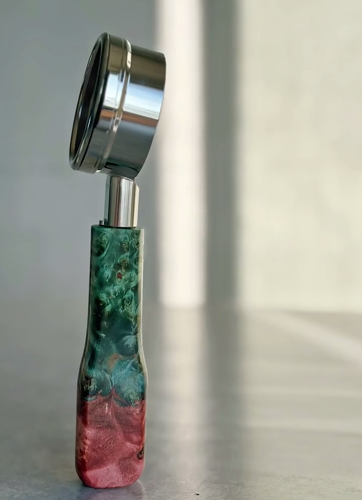 Veridian Copper Artisan Bottomless Portafilter | La Marzocco 58mm