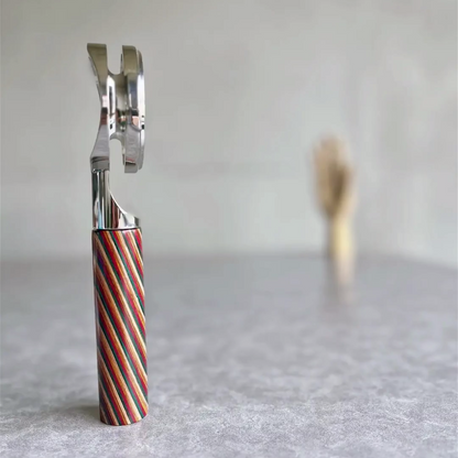 Prismatic Stripe Artisan Bottomless Portafilter | Breville 54mm/58mm