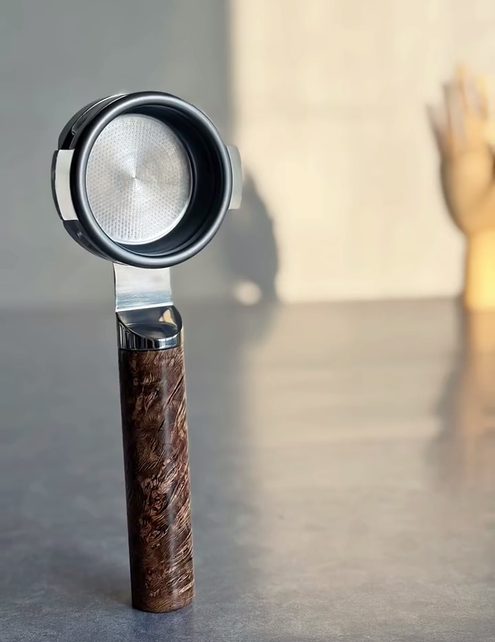 Galactic Burl Artisan Bottomless Portafilter | Breville 54mm/58mm