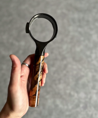 Obsidian Vein Artisan Bottomless Portafilter | Breville 54mm/58mm