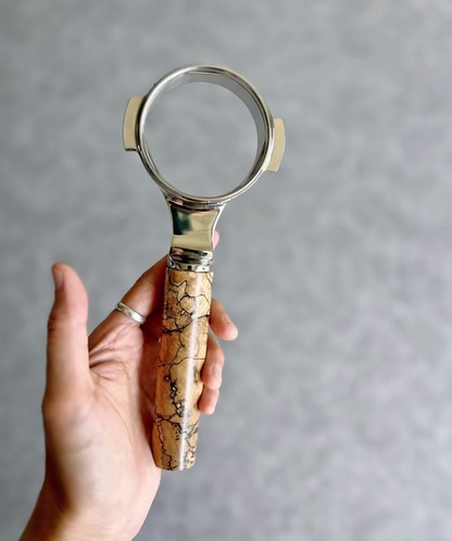 Earthen Map Artisan Bottomless Portafilter | Breville 54mm/58mm