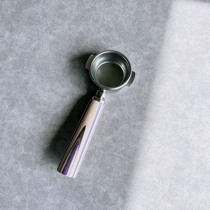 Amethyst Stripe Artisan Bottomless Portafilter | Breville 54mm/58mm