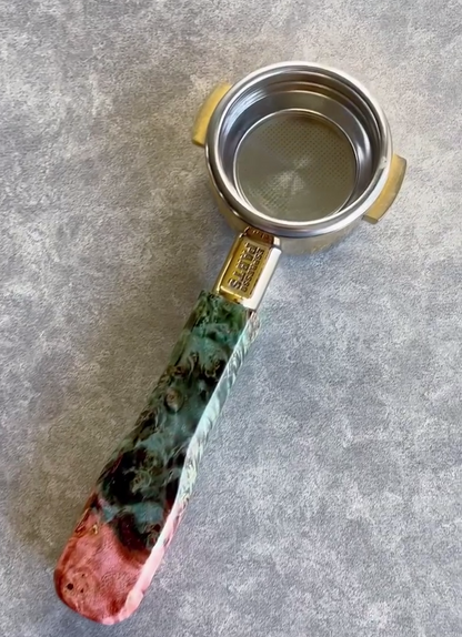 Veridian Copper Artisan Bottomless Portafilter | La Marzocco 58mm