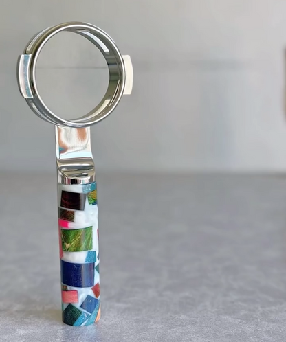 Stained Glass Mosaic Artisan Bottomless Portafilter | Breville 54mm/58mm