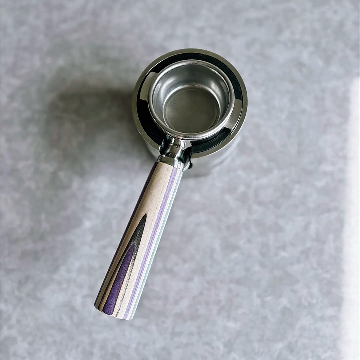 Amethyst Stripe Artisan Bottomless Portafilter | Breville 54mm/58mm