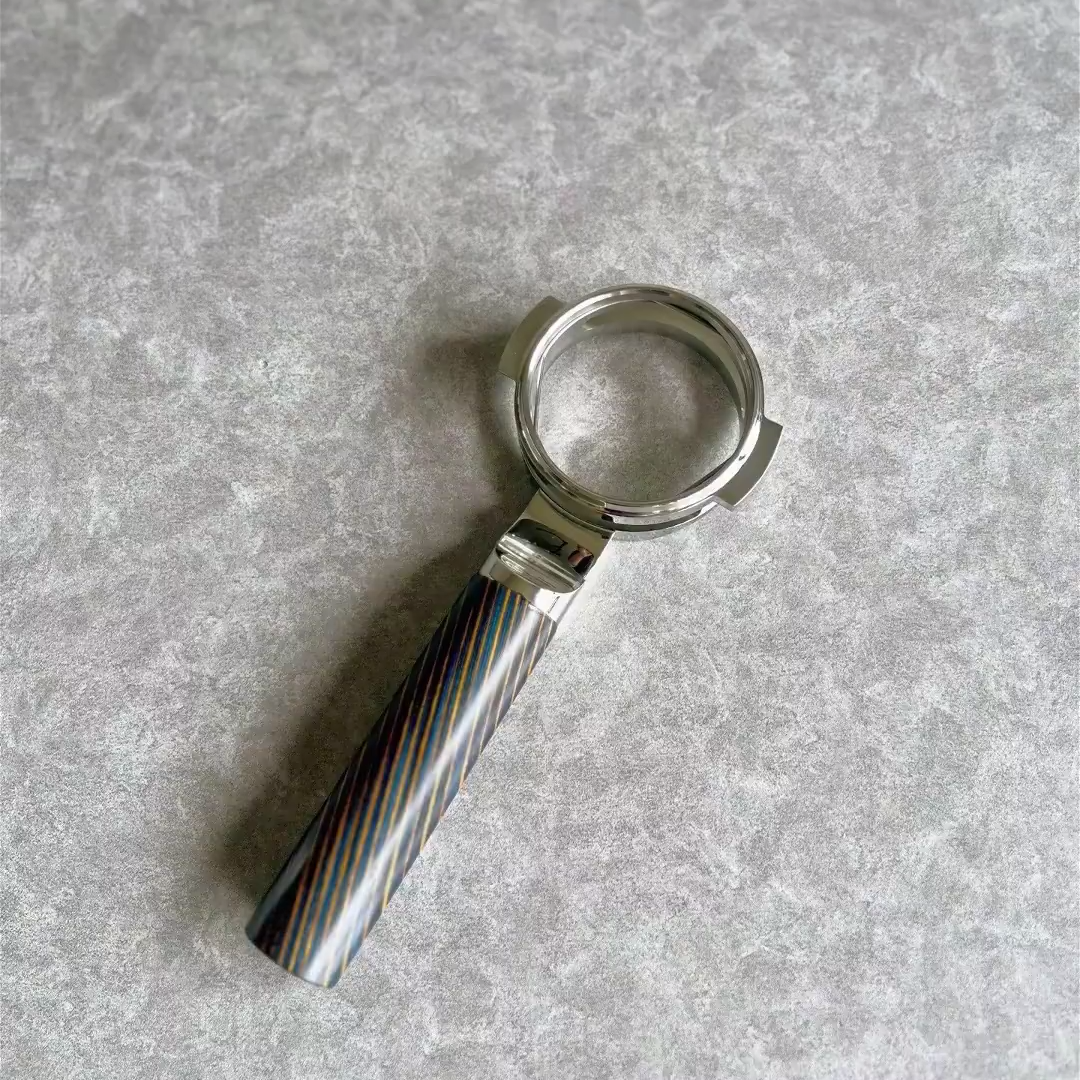 Prismatic Stripe Artisan Bottomless Portafilter | Breville 54mm/58mm