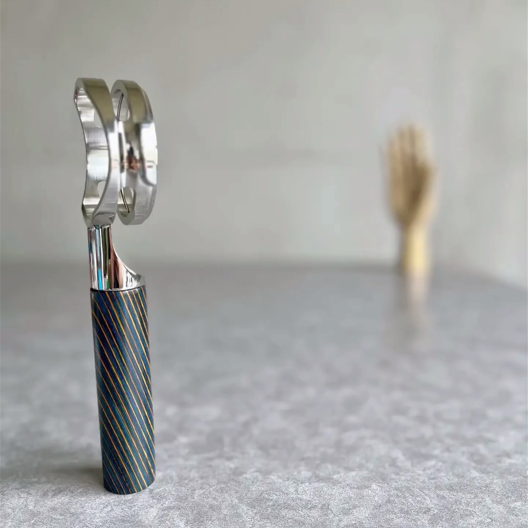 Prismatic Stripe Artisan Bottomless Portafilter | Breville 54mm/58mm