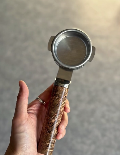 Galactic Burl Artisan Bottomless Portafilter | Breville 54mm/58mm