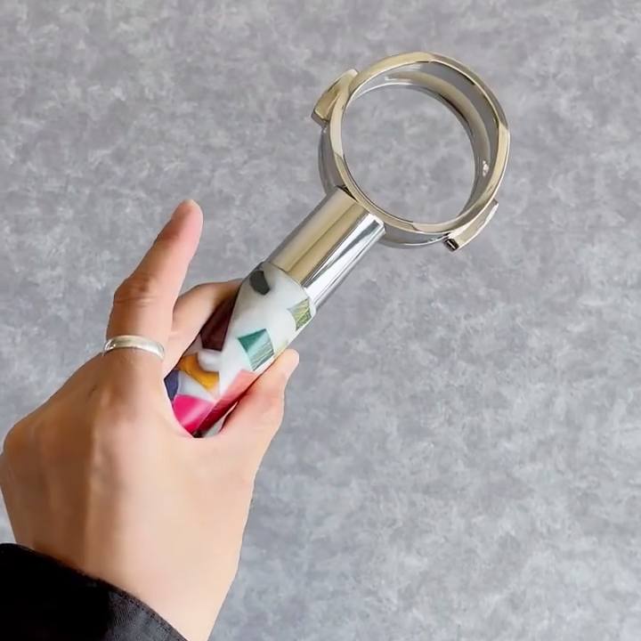 Stained Glass Mosaic Artisan Bottomless Portafilter | Breville 54mm/58mm